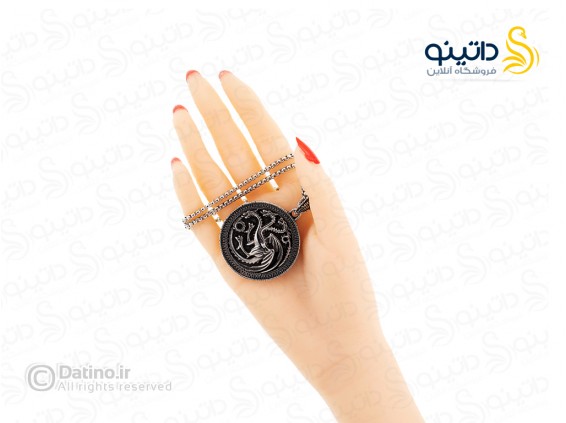 عکس گردنبند اژدها نماد خاندان تارگرین 10008 - انواع مدل گردنبند اژدها نماد خاندان تارگرین 10008