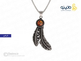 گردنبند مردانه پر و چشم اژدها jewellery-10010