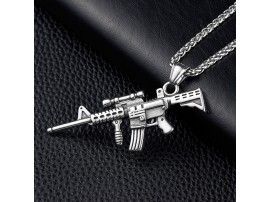 گردنبند مردانه اسلحه asg a15 جنگی jewellery-10012