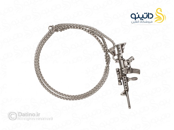عکس گردنبند مردانه اسلحه asg a15 جنگی jewellery-10012 - انواع مدل گردنبند مردانه اسلحه asg a15 جنگی jewellery-10012