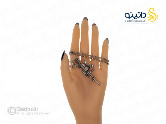 عکس گردنبند مردانه اسلحه asg a15 جنگی jewellery-10012 - انواع مدل گردنبند مردانه اسلحه asg a15 جنگی jewellery-10012