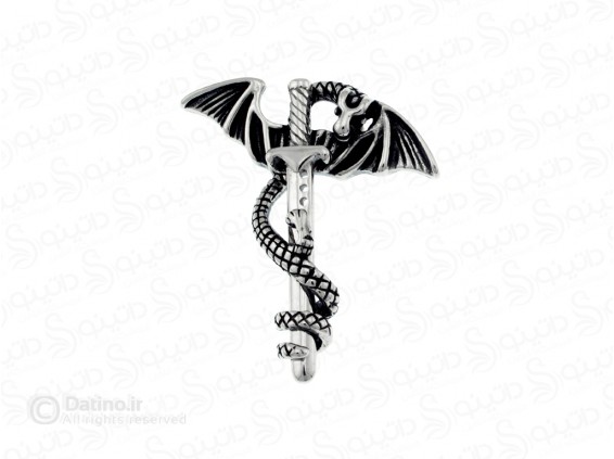 عکس گردنبند مردانه اژدهای نگهبان شمشیر افسانه ای 10135-pen - انواع مدل گردنبند مردانه اژدهای نگهبان شمشیر افسانه ای 10135-pen