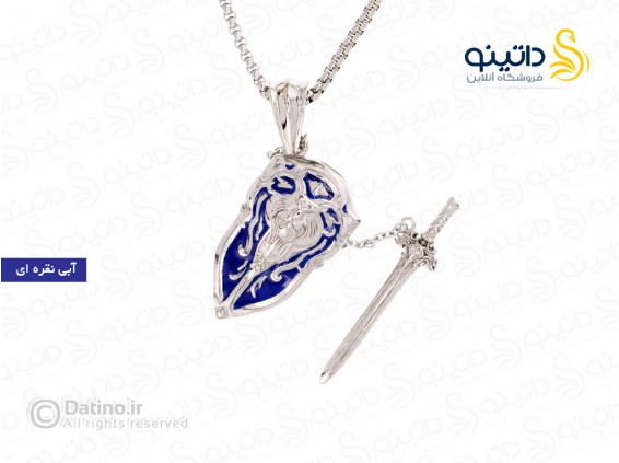 عکس گردنبند مردانه سپر شوالیه 11337 - انواع مدل گردنبند مردانه سپر شوالیه 11337