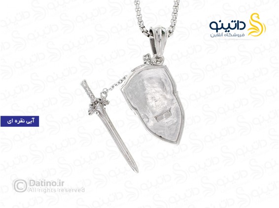 عکس گردنبند مردانه سپر شوالیه 11337 - انواع مدل گردنبند مردانه سپر شوالیه 11337