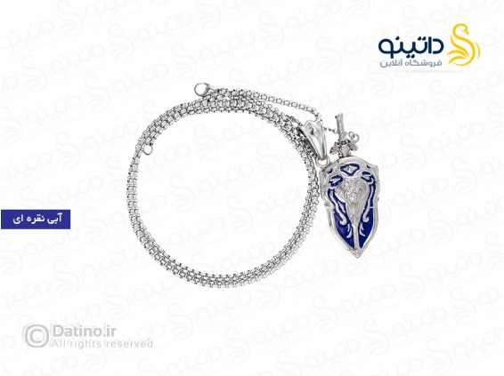عکس گردنبند مردانه سپر شوالیه 11337 - انواع مدل گردنبند مردانه سپر شوالیه 11337