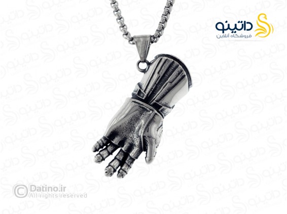 عکس گردنبند مردانه دست تانوس استیل 11919 - انواع مدل گردنبند مردانه دست تانوس استیل 11919