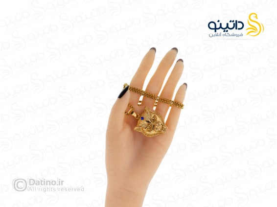 عکس گردنبند  پلنگ جکوار 12140 - انواع مدل گردنبند  پلنگ جکوار 12140