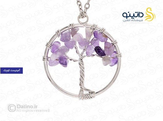 عکس گردنبند درخت هفت چاکرا 12289 - انواع مدل گردنبند درخت هفت چاکرا 12289