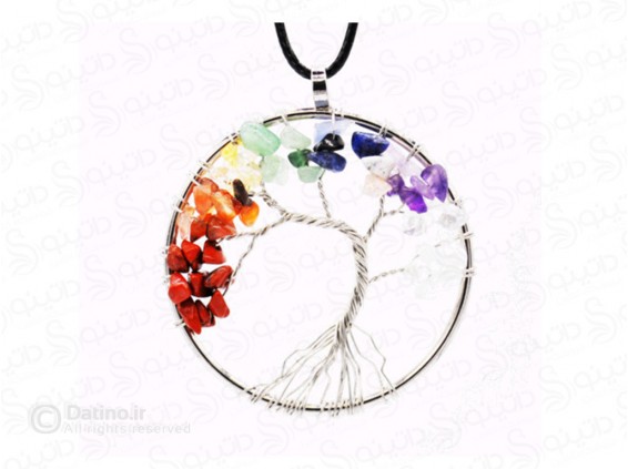 عکس گردنبند درخت هفت چاکرا 12289 - انواع مدل گردنبند درخت هفت چاکرا 12289