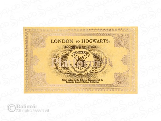 عکس بلیط رفت سکوی نه و سه چهارم هری پاتر 12414 - انواع مدل بلیط رفت سکوی نه و سه چهارم هری پاتر 12414
