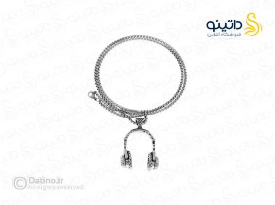 عکس گردنبند طرح هدفون هیپ هاپ 12440 - انواع مدل گردنبند طرح هدفون هیپ هاپ 12440
