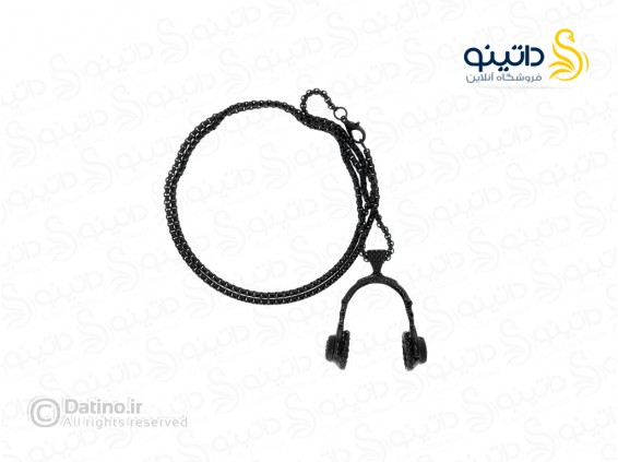 عکس گردنبند طرح هدفون هیپ هاپ 12440 - انواع مدل گردنبند طرح هدفون هیپ هاپ 12440