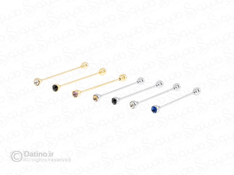 عکس سنجاق یقه پیراهن مردانه نگین دار آلفرد 12526 - انواع مدل سنجاق یقه پیراهن مردانه نگین دار آلفرد 12526