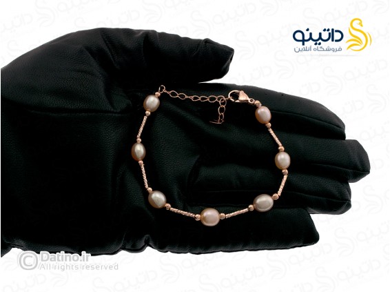 عکس دستبند زنانه مروارید رزالین 14113 - انواع مدل دستبند زنانه مروارید رزالین 14113