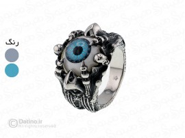انگشتر مردانه چشم جمجمه 14280