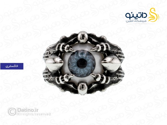 عکس انگشتر مردانه چشم جمجمه 14280 - انواع مدل انگشتر مردانه چشم جمجمه 14280