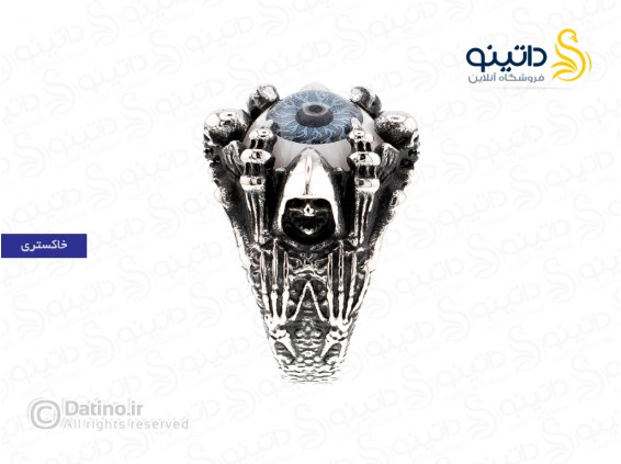عکس انگشتر مردانه چشم جمجمه 14280 - انواع مدل انگشتر مردانه چشم جمجمه 14280