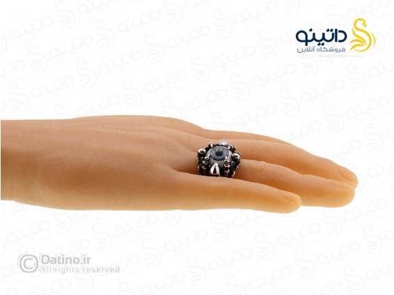 عکس انگشتر مردانه چشم جمجمه 14280 - انواع مدل انگشتر مردانه چشم جمجمه 14280