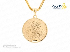 گردنبند مردانه استیل طلای آزتک دزدان دریایی کارائیب 14432