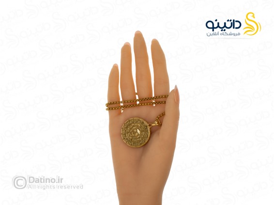 عکس گردنبند مردانه استیل طلای آزتک دزدان دریایی کارائیب 14432 - انواع مدل گردنبند مردانه استیل طلای آزتک دزدان دریایی کارائیب 14432