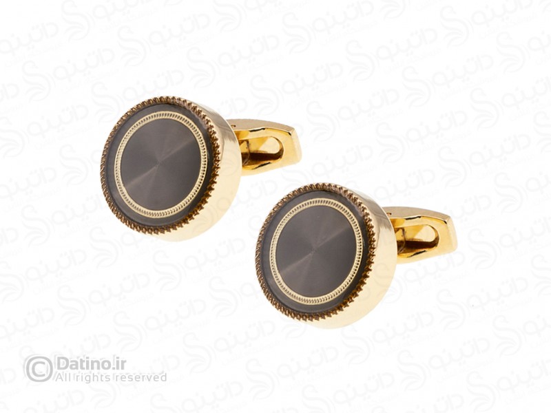 عکس دکمه سردست طرح لوکس دایره بارثل 14592 - انواع مدل دکمه سردست طرح لوکس دایره بارثل 14592