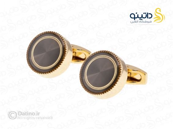 عکس دکمه سردست طرح لوکس دایره بارثل 14592 - انواع مدل دکمه سردست طرح لوکس دایره بارثل 14592