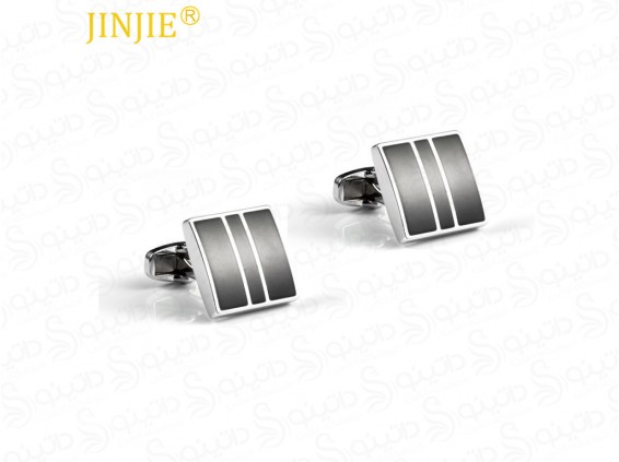 عکس دکمه سردست طرح انامل فرانسوی 14594 - انواع مدل دکمه سردست طرح انامل فرانسوی 14594