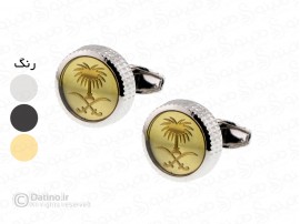 دکمه سردست طرح نخل و شمشیر 14600
