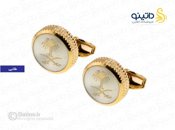 عکس دکمه سردست طرح نخل و شمشیر 14600 - انواع مدل دکمه سردست طرح نخل و شمشیر 14600