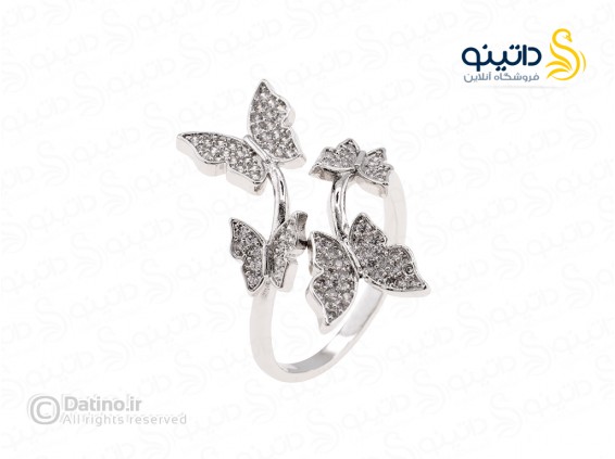 عکس ست زنانه لوکس پروانه نگین دار 14609 - انواع مدل ست زنانه لوکس پروانه نگین دار 14609