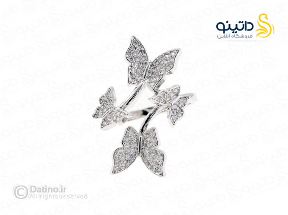 عکس ست زنانه لوکس پروانه نگین دار 14609 - انواع مدل ست زنانه لوکس پروانه نگین دار 14609