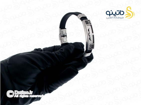 عکس دستبند مردانه طرح فروهر پارسی 14613 - انواع مدل دستبند مردانه طرح فروهر پارسی 14613