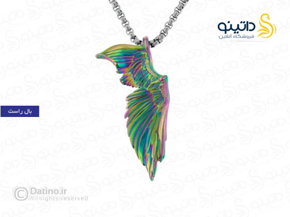 عکس گردنبند بال عقاب رنگارنگ 14663 - انواع مدل گردنبند بال عقاب رنگارنگ 14663