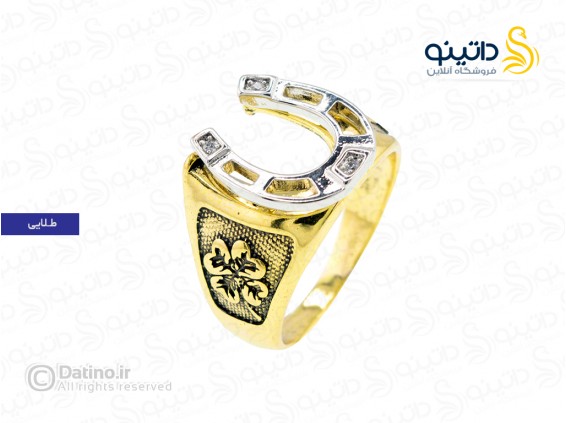 عکس انگشتر مردانه و زنانه طرح نعل اسب 14880 - انواع مدل انگشتر مردانه و زنانه طرح نعل اسب 14880
