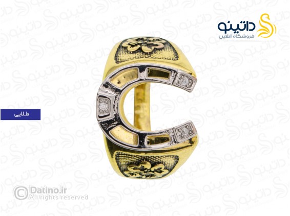 عکس انگشتر مردانه و زنانه طرح نعل اسب 14880 - انواع مدل انگشتر مردانه و زنانه طرح نعل اسب 14880