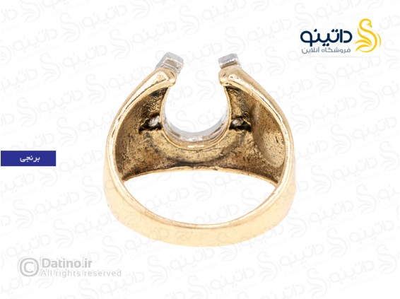 عکس انگشتر مردانه و زنانه طرح نعل اسب 14880 - انواع مدل انگشتر مردانه و زنانه طرح نعل اسب 14880