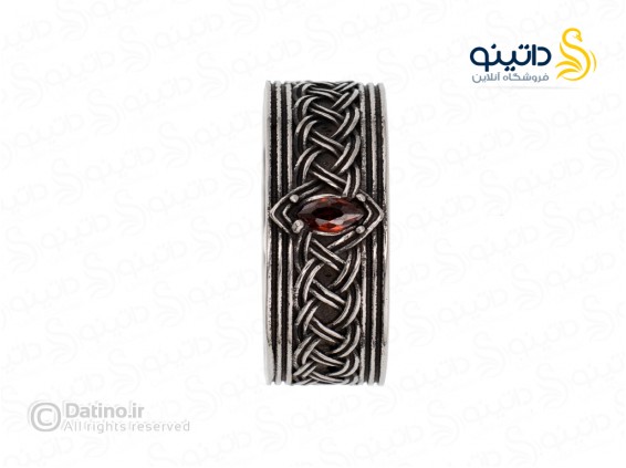 عکس انگشتر مردانه طرح نگارگری کلاسیک 14954 - انواع مدل انگشتر مردانه طرح نگارگری کلاسیک 14954