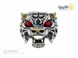 انگشتر مردانه طرح ببر بنگال 15011