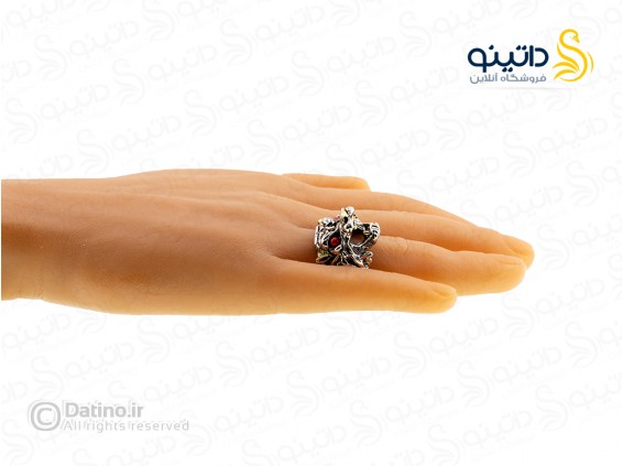 عکس انگشتر مردانه طرح ببر بنگال 15011 - انواع مدل انگشتر مردانه طرح ببر بنگال 15011