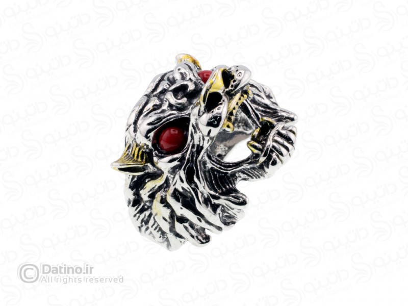 عکس انگشتر مردانه طرح ببر بنگال 15011 - انواع مدل انگشتر مردانه طرح ببر بنگال 15011