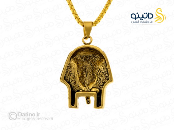 عکس گردنبند مردانه نماد سر تابوت فرعون مصری 15079 - انواع مدل گردنبند مردانه نماد سر تابوت فرعون مصری 15079