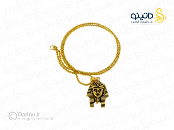 عکس گردنبند مردانه نماد سر تابوت فرعون مصری 15079 - انواع مدل گردنبند مردانه نماد سر تابوت فرعون مصری 15079