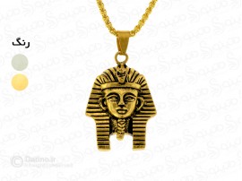 گردنبند مردانه نماد سر تابوت فرعون مصری 15079