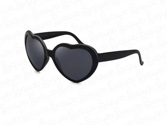 عکس عینک آفتابی زنانه پراش قلب تبدیل نور به قلب سه بعدی 15380 - انواع مدل عینک آفتابی زنانه پراش قلب تبدیل نور به قلب سه بعدی 15380