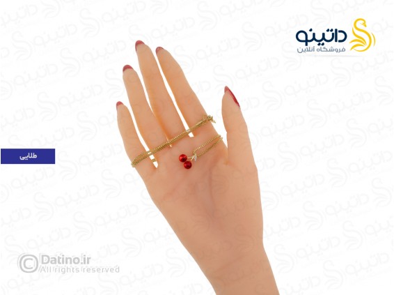 عکس گردنبند زنانه طرح گیلاس قرمز 15484 - انواع مدل گردنبند زنانه طرح گیلاس قرمز 15484