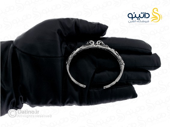 عکس دستبند مردانه طرح دو اسکلت 15507 - انواع مدل دستبند مردانه طرح دو اسکلت 15507