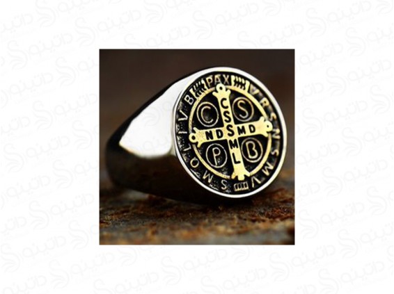 عکس انگشتر مردانه کنستانتین سنت بندیکت 15762 - انواع مدل انگشتر مردانه کنستانتین سنت بندیکت 15762