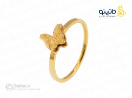 انگشتر زنانه طرح پروانه یخ زده 15969