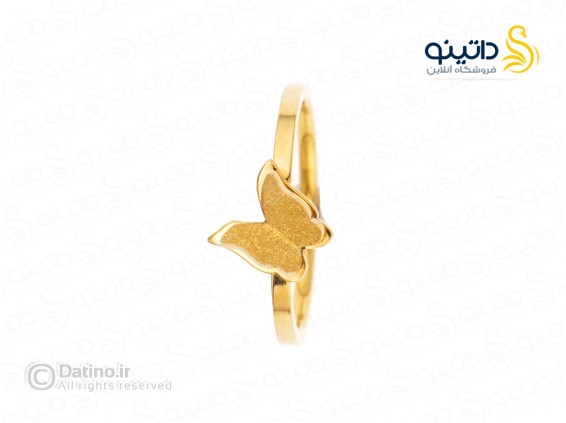 عکس انگشتر زنانه طرح پروانه یخ زده 15969 - انواع مدل انگشتر زنانه طرح پروانه یخ زده 15969
