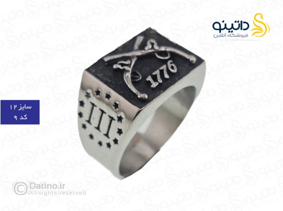 عکس انگشتر مردانه مدل R5 طرح گوتیک 16261 - انواع مدل انگشتر مردانه مدل R5 طرح گوتیک 16261